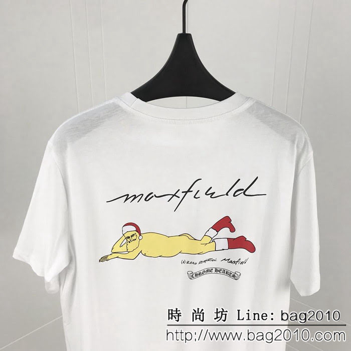 Chrome Hearts克羅心 19ss 聖誕老人sex arty 限定T恤 定制原版純棉面料 高版本情侶款 ydi2230